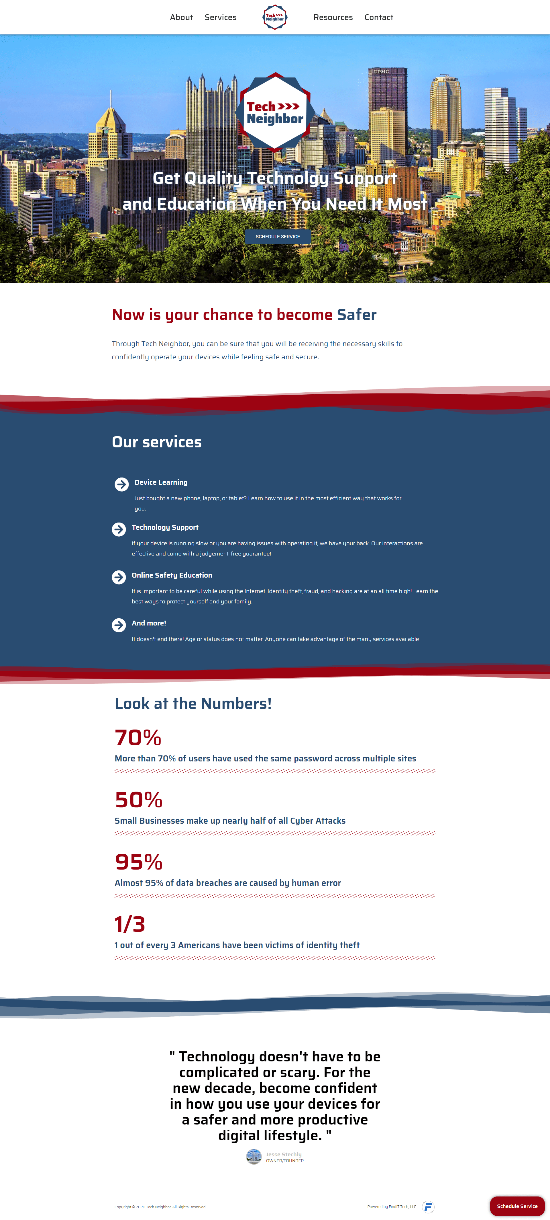 Tech Neighbor Website