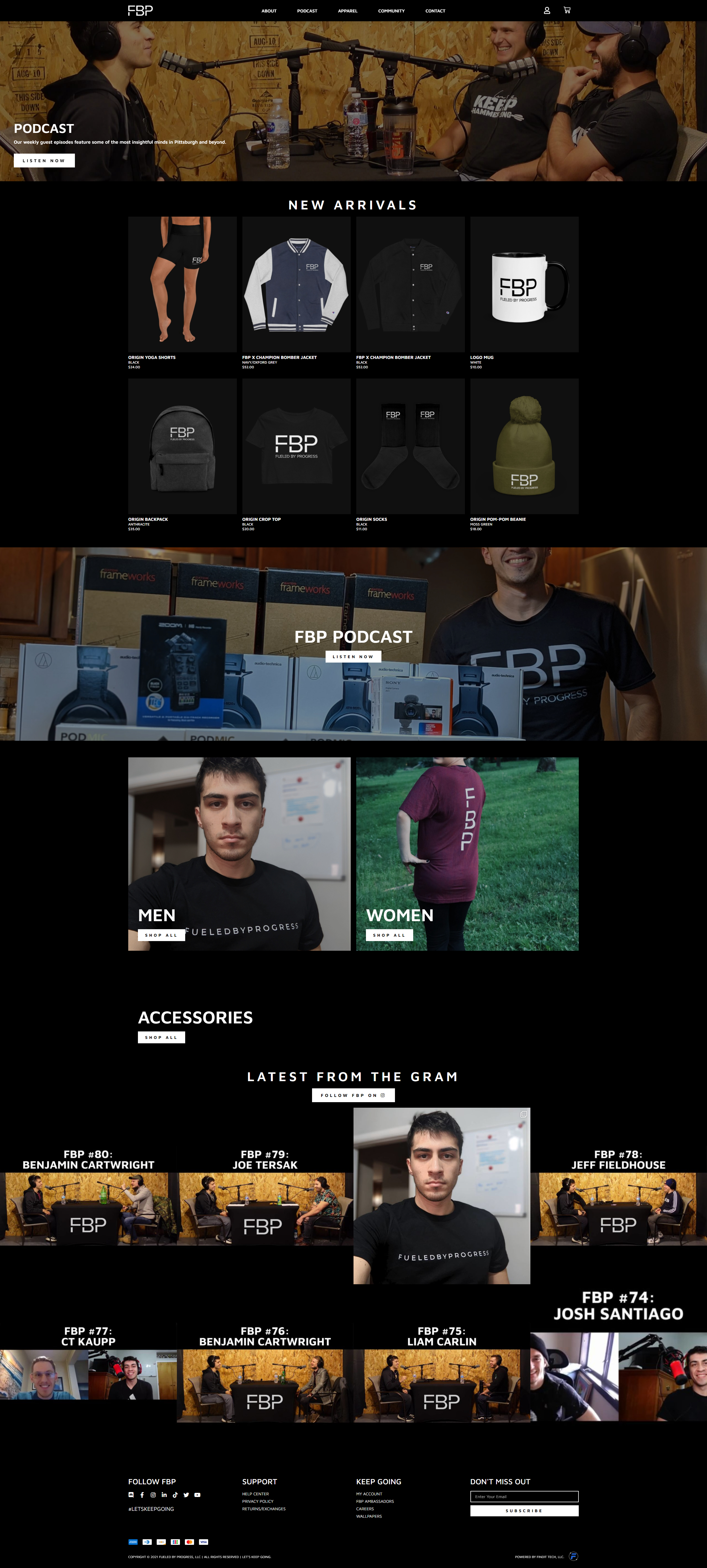 Fueled By Progress Website