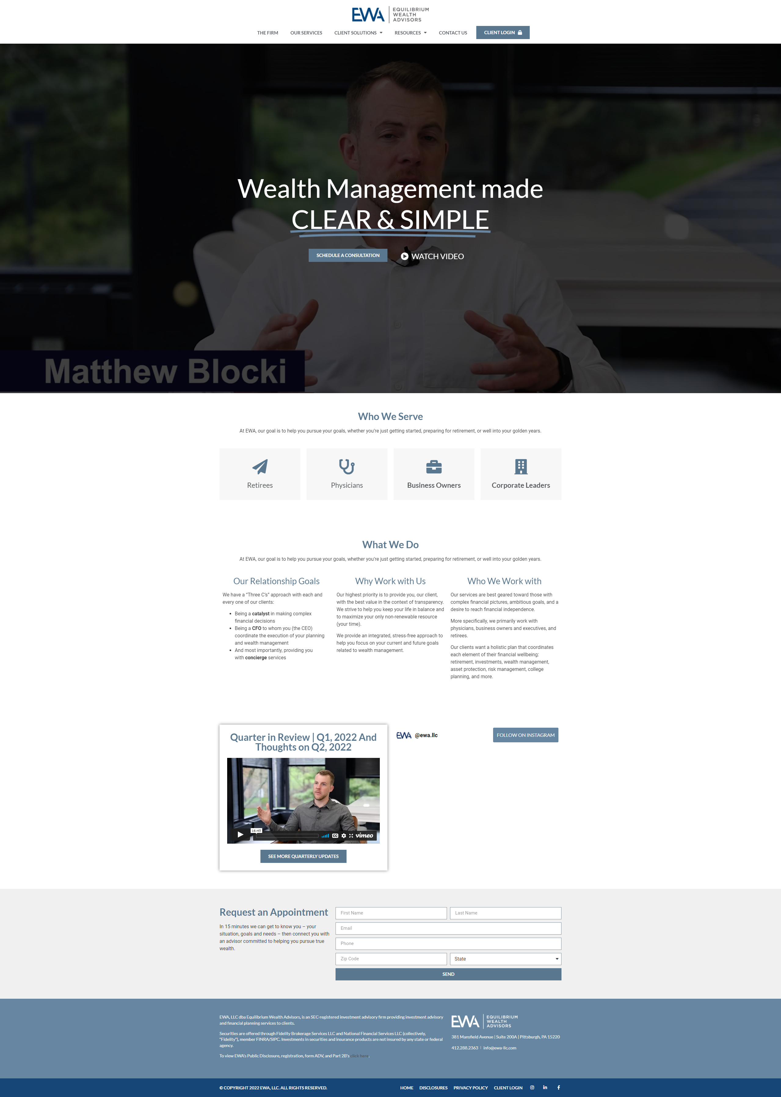 EWA Website